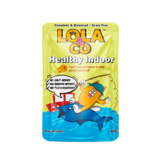Lola & Co Indoor Tuna & Cheese Cat Food 80g