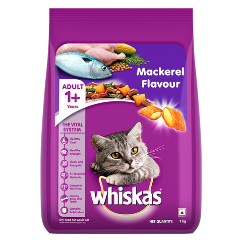 Whiskas Adult Dry Food Mackerel Flavour