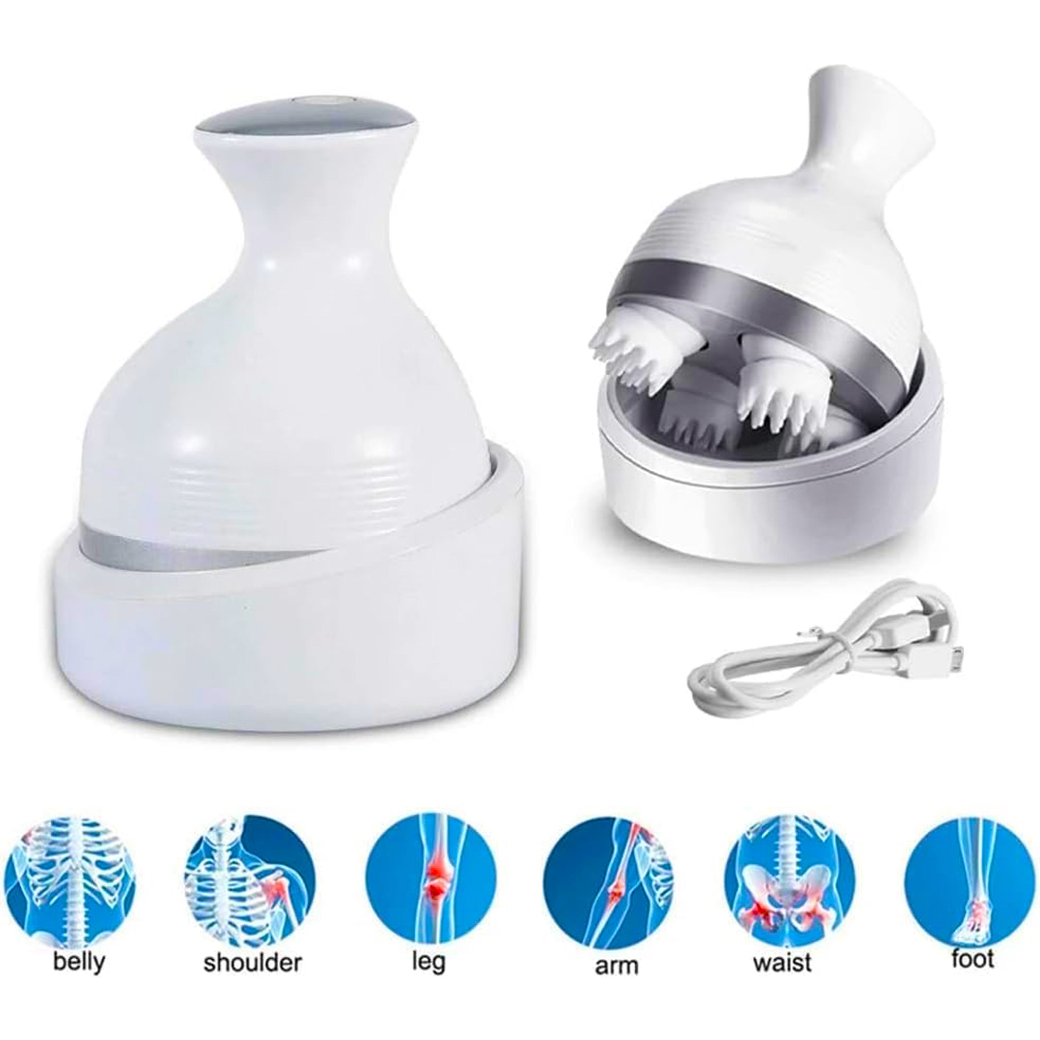 Electric head massager, multi-function pet cat and dog massager, vibrating scalp, deep body massage, prevent hair loss, relieve pressure