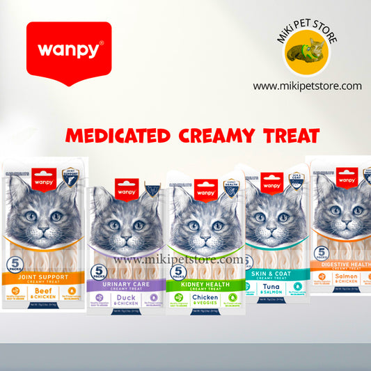 Wanpy Medicated Creamy Cat Treat
