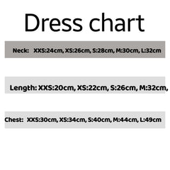 Pet Red Plaid Skirt Clothes For Cat & Puppies