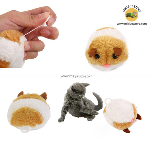 Cat Toys Cat plush Toy Fur Shake interactive Movement cat toy mouse