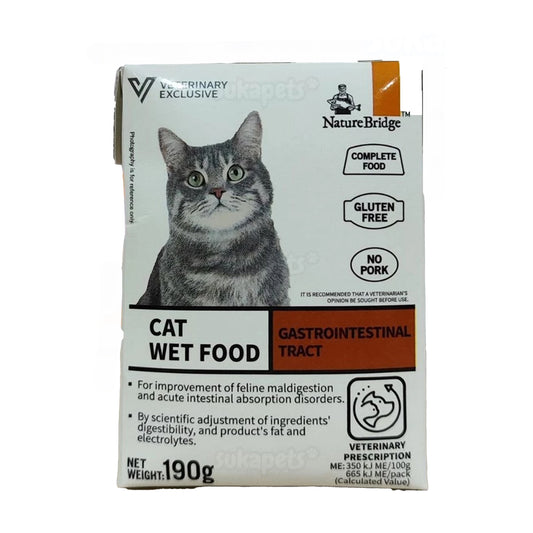Nature Bridge Vet Cat Gastrointestinal Wet Food – 190g