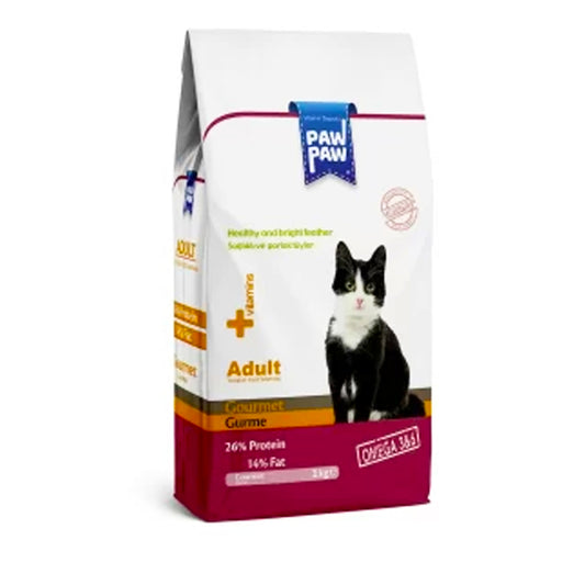 Paw Paw Adult Cat Food Gourmet Gurme