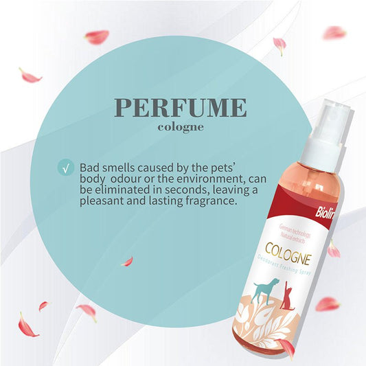 Bioline Pet Perfume Refreshing Deodorant Spray for Cats & Dogs