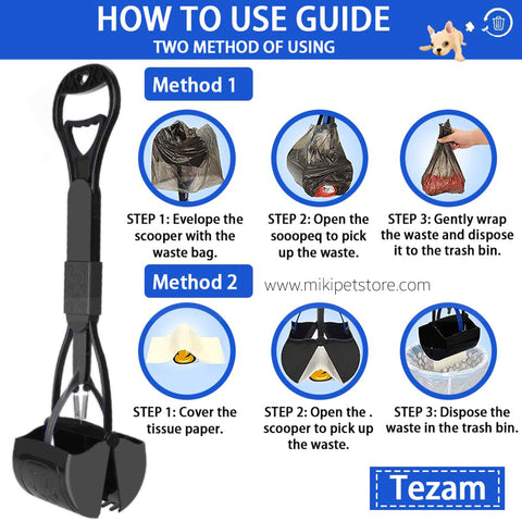 Foldable Pet Pooper Scooper Portable Waste Picker