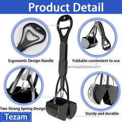 Foldable Pet Pooper Scooper – Portable Waste Picker for Cat and Dogs
