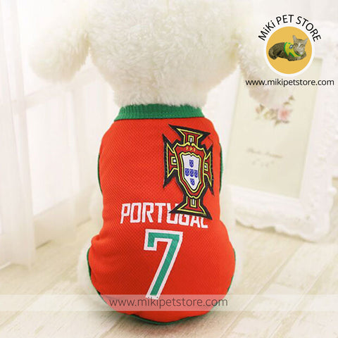 Portugal World Cup Jersey for Cats & Dogs