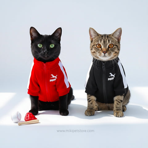 Pet Jacket with Zipper Sweatshirt Puma Hoodies