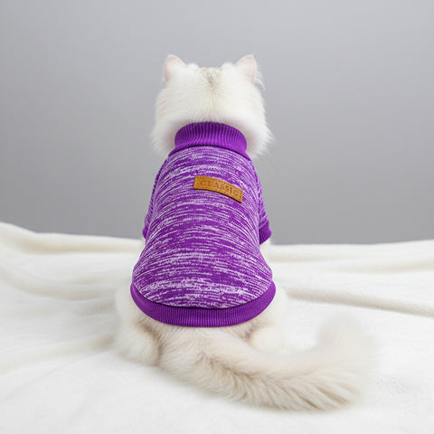 Cozy Fleece Pet Sweater Warm Dog Cat Jumper