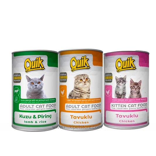 Quik Premium Cat Wet Food Can 400g