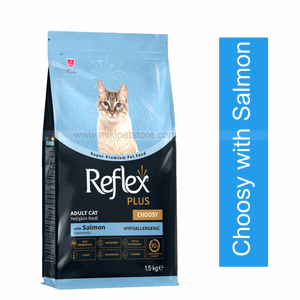 Reflex Plus Adult Cat Food Choosy with Salmon