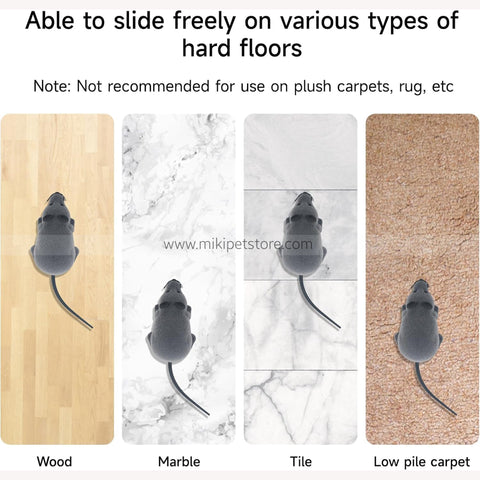 Remote Control Flocking Mouse Toy