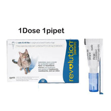 Revolution Spot On For Cats 45mg Treatment for Fleas And Ear Mites for CATS & KITTENS (1 Pipe 5.1-15lbs  2.6-7.5kg)