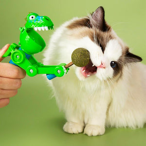 Robot Lollipop Cat Toy Interactive Robot Toy for Cats and Small Pets