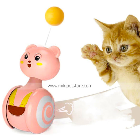 Interactive Automatic Feather Cat Toy – Moving Puzzle Toy for Indoor Cats