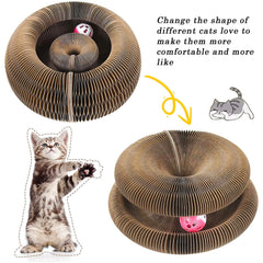 Magic Accordion Cat Scratching Board – Interactive Claw Grinder & Toy
