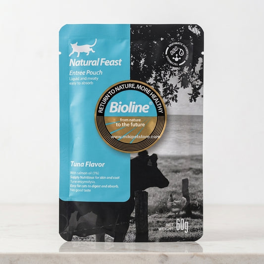 Bioline Natural Feast Tuna Flavor Pouch for Cat 60g