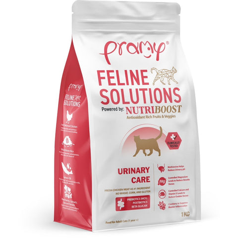 Pramy Feline Solutions NutriBoost Adult Dry Cat Food Urinary Care