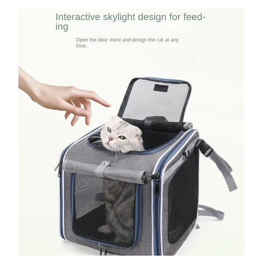 Pet Carrier Backpack: Breathable Travel Bag