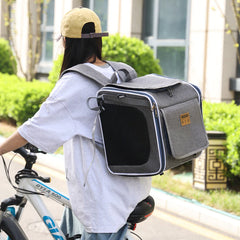 Pet Carrier Backpack: Breathable Travel Bag