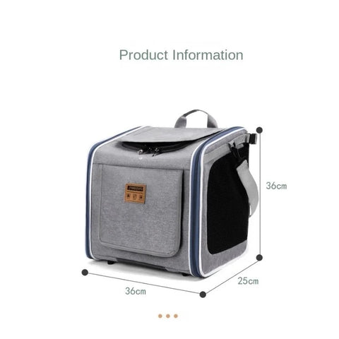 Pet Carrier Backpack: Breathable Travel Bag