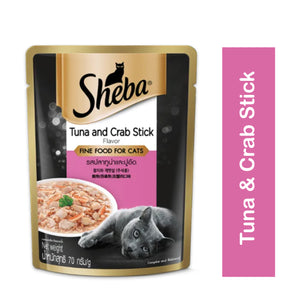 Sheba Fine Food for Tuna & Crab Stick 70g