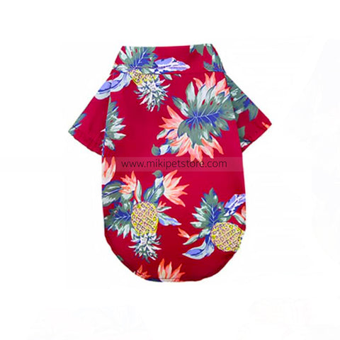 Hawaiian Style Pet Shirt Summer Cotton Outfit