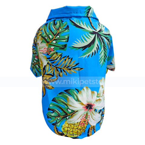 Hawaiian Style Pet Shirt Summer Cotton Outfit