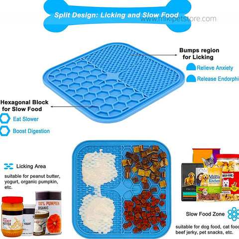 Connfiton Slow Feeder Dog Lick Mat