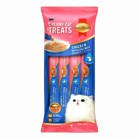 SmartHeart Creamy Treat Chicken Goat milk 60gm