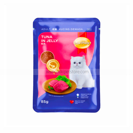 SmartHeart Adult Cat Pouch – Tuna  in jelly (85gm)