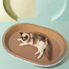 Kitten Cat Scratching Board Corrugated Paper Claw Grinder Wear-resistant Anti-scratch Cat Scratch Toys Pet Cat Accessories