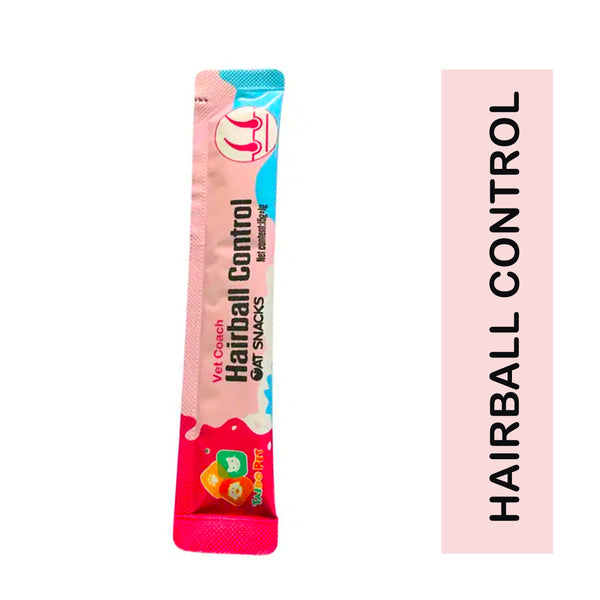 Taido Pet Vet Coach HAIRBALL CONTROL Cat Treat Snacks 15g