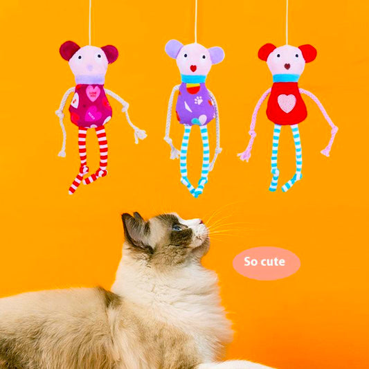 Interactive Catnip Plush Toy for Cats
