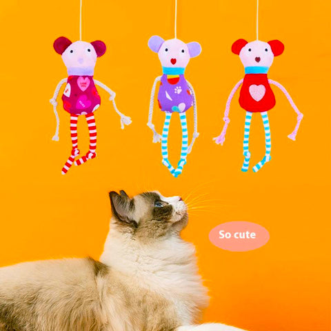 Interactive Catnip Plush Toy for Cats