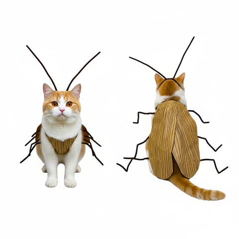 Funny Cockroach Cosplay Cat Suit