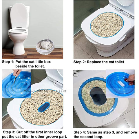 Cat Toilet Training Kit With Extra Tray