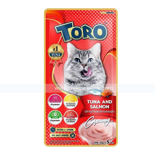 Toro Toro Lickable Treat Tuna & Salmon (5*15g)