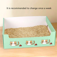 Travel Outdoor Portable Cat Litter Box for Kitten Rabbit & Cat