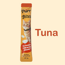 Purr Bites Tuna flavor creamy cat snacks