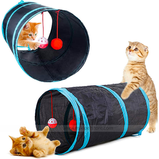 Foldable & Collapsible Smart Cat Tunnel – Interactive Play Toy
