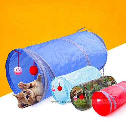 Foldable & Collapsible Smart Cat Tunnel – Interactive Play Toy