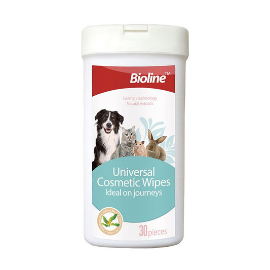 Bioline Universal Cosmetic Wipes for Eyes, Ears, Face & Body 30 Pieces