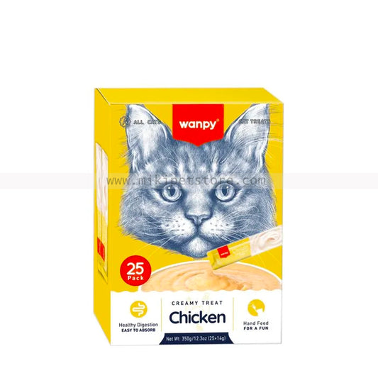 Wanpy Creamy Treat Chicken 25pc Pack 14GX25