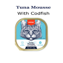 Wanpy Aluminum Cat Tray Tuna Mousse with Cod Fish 40gm