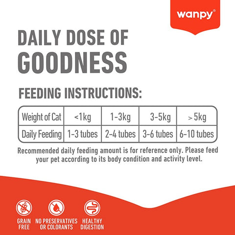 Wanpy Super Foods Creamy Cat Treat with Chicken Pumpkin & Kale 70g