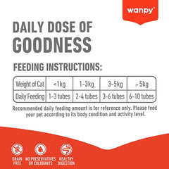 Wanpy Super Foods Creamy Cat Treat with Chicken Pumpkin & Kale 70g
