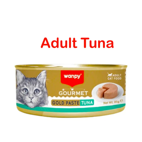 Wanpy Gourmet  Adult Tuna Flavored Canned Cat Food 85g