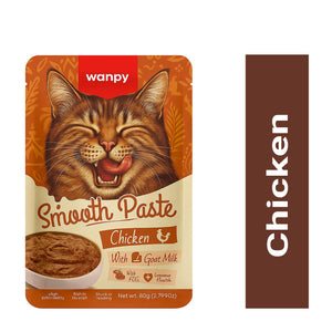 Wanpy Smooth Paste Pouch for Cats Chicken 85g